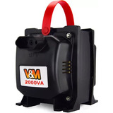 Auto Transformador 2000va V&m Bivolt 110 220/220 110 Com N F