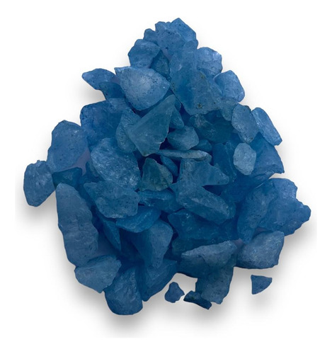 Substrato Aquários Cascalho De Quartzo Azul Celeste 10kg
