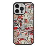 Case Funda Para iPhone Drew Tapiz Collage Figuras Moda Tumbl