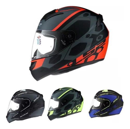 Jm Casco Integral Ls2 Rookie 352 Mein Brush Ver Colores