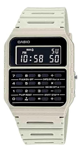 Casio Ca-53wf-8b Calculadora Beige Reloj Digital Para Hombre