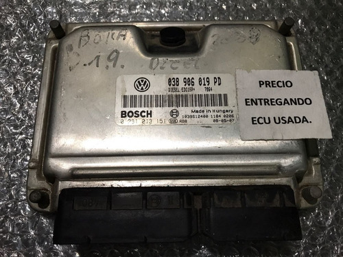 Ecu Bora 1.9 Diesel Edc15p+ 038906019pd Inmo Off 