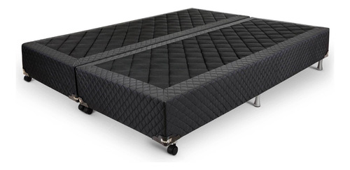 Base Box Queen Poliester 158x198x25cm Prorelax Preto Hh