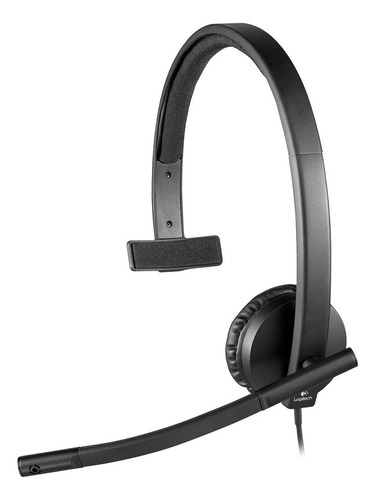 Auriculares Headset Logitech H570e Mono Para Oficina Usb Prm