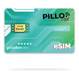 Pillofon Esim Virtual Recargable 10gb + Redes 7 Días Chip