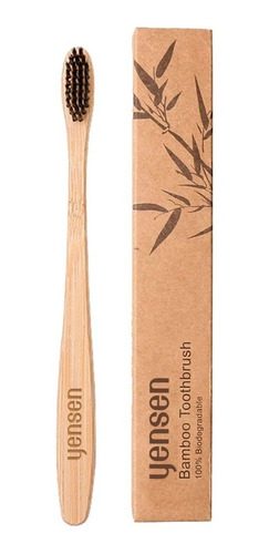 Pack 4u Cepillos De Dientes Suave Bambú Biodegradable Yensen