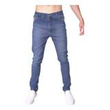 Pantalon Jeans Chupin Hombre Elastizado
