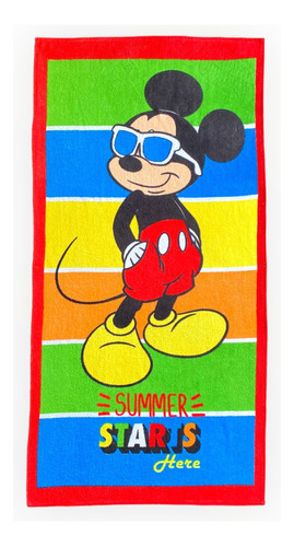 Toalla Infantil Telary Diseño Mickey Mouse