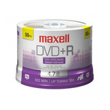 2 Pack Dvd+r Maxell Pack 50 Unidades 4.7gb 120min 16x