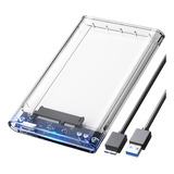 Hd Case Transparente Externo Transparente Usb 3.0 Notebook Sata 2,5 Ps4