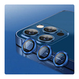 3 Aros Protector Vidrio Templado Camaras iPhone 15 Pro / Max