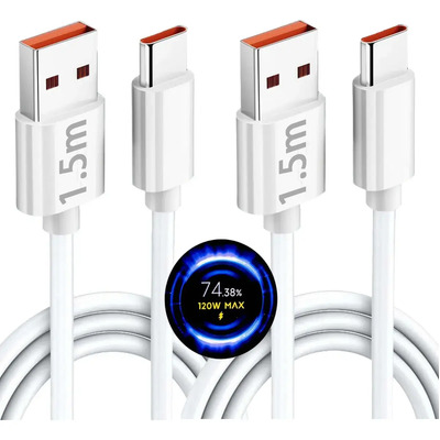 120W\u002F90W\u002F67W\u002F30W\u002F Cable Turbo Tipo C 480mbps para Xiaomi\u002F Redmi\u002F Poco Carga Rapida cable 6A para Poco M5s\u002F M6\u002F M7\u002F X7 Pro\u002F X6 Pro\u002F C75\u002F C65\u002F Redmi Note 13\u002F14 Pro\u002F Redmi Note 14 Pro\u002F14T 1.5m Bottorry | MercadoLibre