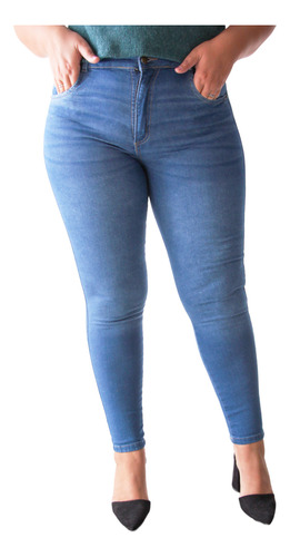 Jean Pantalon Chupin Skinny Elastizado Talles Grandes