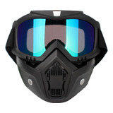 Máscara Bucal Para Motocicleta Goggles Para Gafas Faciales C