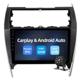 Estéreo Carplay Cámara Para Toyota Camry 2012-2014 Gps Wifi