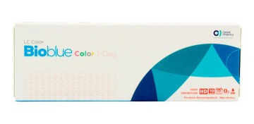 Lente De Contato Colorida Bioblue Color 1-day - Sem Grau