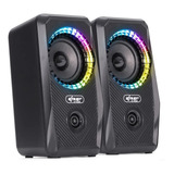 Caixa De Som Pc Gamer Usb Led Subwoofer Amplificada Potente