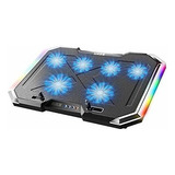 Almohadilla De Refrigeracion Para Laptop Rgb Portable Gaming