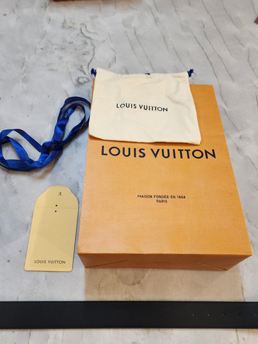 Cinto Louis Vuitton Caballero 95cm De Cintura Nuevo 