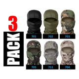 3 Pasamontañas Protección Completa Capucha Balaclava Premium