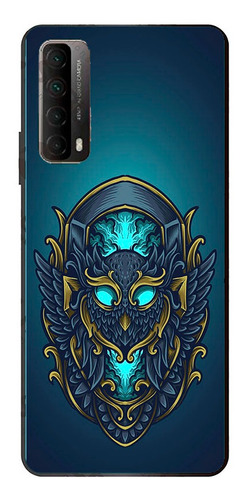 Funda Y7a Y8s Y9a Buho Azul 01