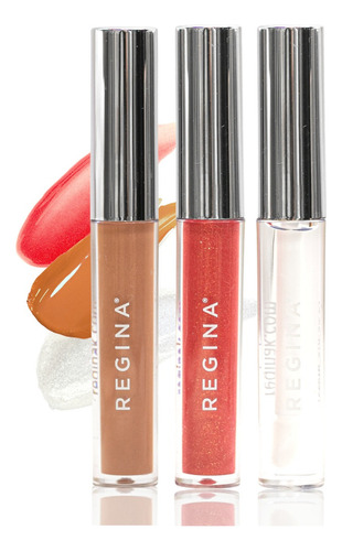 Set Lip Gloss Regina Acabado Brillante Color Nude