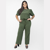 Conjunto Plus Size Para O Verão Soltinho Fresquinho Calor