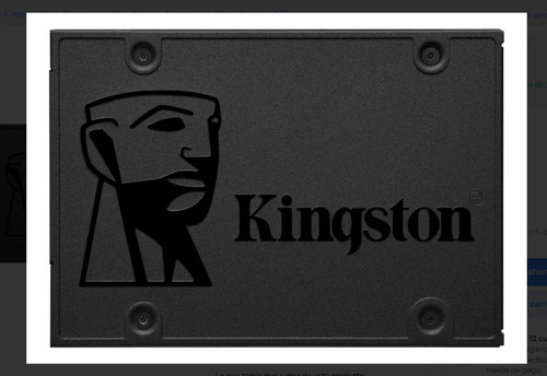 Ssd Kingston Sata3 De 480 Gb, Sa400s37/480 Gb