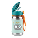 Garrafa Termica Infantil Com Canudo 350ml Robo Skip Hop