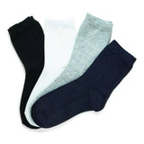 Pack 12 Pares Calcetines De Niño Bambú Liso 2 A 10