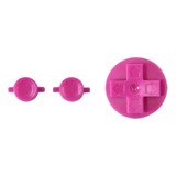 Set Botones Color Fucsia Solido Para Game Boy (dmg)