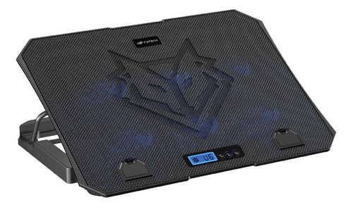 Base Para Notebook Gamer C3tech Nbc-70bk 6 Coolers Led Azul