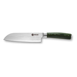 Cuchillo Santoku Hexclad De Acero Inoxidable Damasco 7