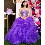 !urge !remato Vestido De 15 Años Color Violeta Talla Mediana