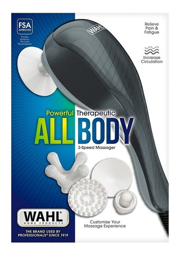 Masajeador Wahl Terapéutico All Body 5 Accesorios 