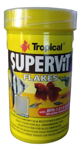 Alimento Tropical Supervit 20gr 8 Distintos Tipos De Escamas