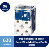 Papel Higiénico Premium Tork Smartone® Mini 12 X 620 Hojas