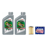 Kit Filtro Y Aceite Castrol Semi 20w50 Rouser Ns 200 Gb