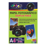 Papel Fotográfico A4 Dupla Face 220g Off Paper 20 Folhas