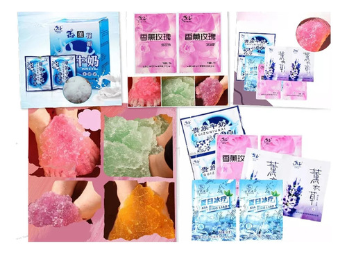 20 Sobres Jelly Pedi Spa Sales Minerales Manicure Pedicure 