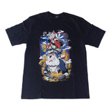 Camiseta Naruto Sátira Tom E Jerry Cartoon Anime Hcd604