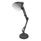Lámpara De Escritorio Brazo Giratoria 360° Con Clip Y Base Color De La Estructura Negro Color De La Pantalla Negro