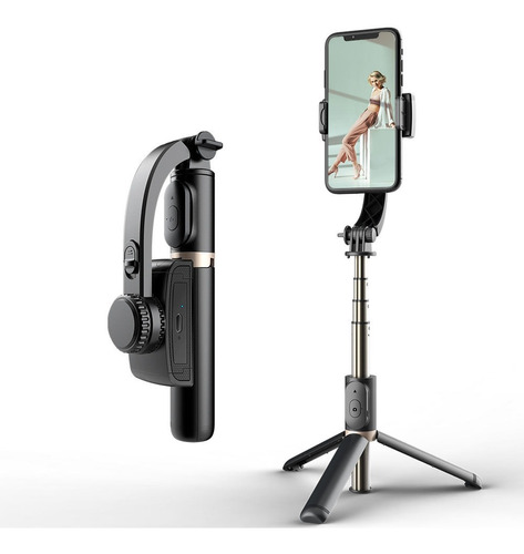 Gimbal Estabilizador Para Celular Tripé Selfie Bluetooth Q08