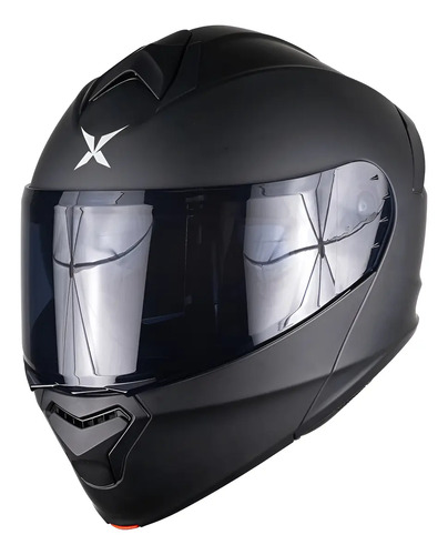 Casco Abatible Para Moto X- Kov Trooper Negro Mate Ece2206 | Meses sin interés