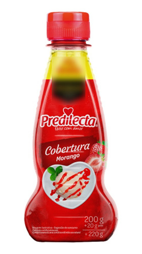 Cobertura De Morango Bisnaga 200g Predilecta