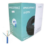 Cabo P/ Cftv 4 Pares 305mts 4px24awg Opus Nac Azul