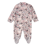 Pijama Macacão Bebê Em Soft Feminino Tip Top Pinguim