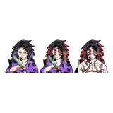 Sticker 3d Movimiento Demon Slayer Kimetsu Yaiba Kokushibo