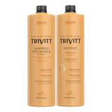 Kit Progressiva Trivitt Liss Itallian Color Shampoo 1l