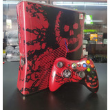 Xbox 360 Slim 320gb Gears Of War 3 Limited Collector's Usado